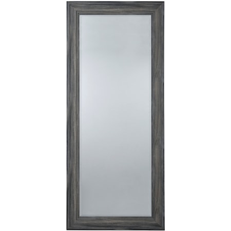 Jacee Antique Gray Floor Mirror